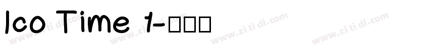 Ico Time 1字体转换
